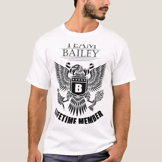 Team Bailey Lifetime-Mitglied T-Shirt (Vorderseite)