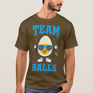 Team Balls gender reveal pregnancy announcement ba T-Shirt