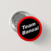 Team Banzai Small Button (Vorne & Hinten)
