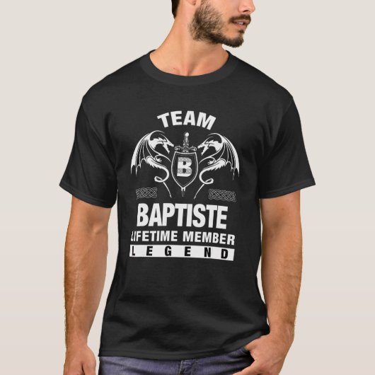 Team Baptiste Lifetime Member T-Shirt (Vorderseite)
