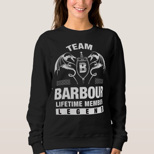 Team Barbour Lifetime Mitglied Sweatshirt (Vorderseite)