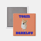 Team Barkley - 2 Zoll Square Magnet (Vorderseite/Rückseite)
