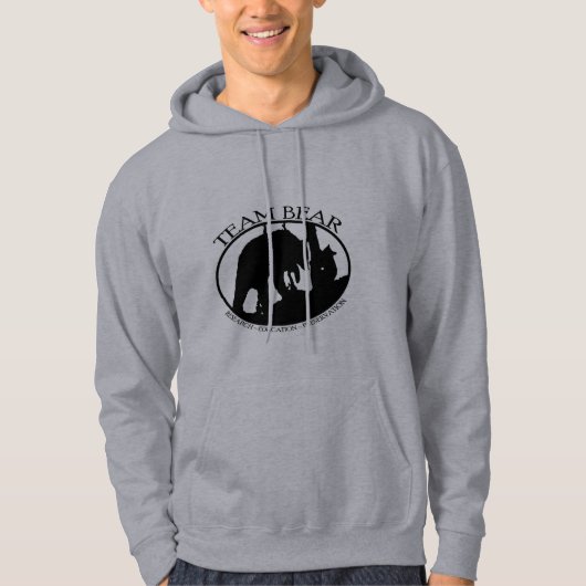 Team-Bärn-grundlegendes mit Kapuze Sweatshirt (Vorderseite)