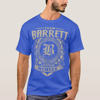 Team BARRETT Lifetime Mitglied Vintag BARRETT Fami T-Shirt