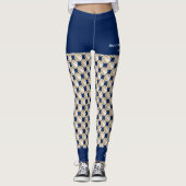 Team Baseball Leggings mit Fake Blue Shorts (Vorderseite)