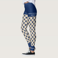 Team Baseball Leggings mit Fake Blue Shorts