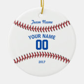 Team Baseball Sport Keramik Ornament (Vorne)