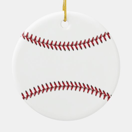 Team Baseball Sport Keramik Ornament (Hinten)