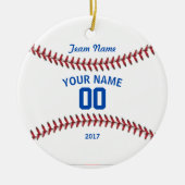 Team-Baseball-Sport Keramik Ornament (Vorne)
