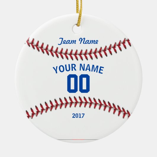 Team-Baseball-Sport Keramik Ornament (Vorne)