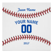 Team Baseball Sport Poster (Vorderseite)