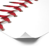 Team Baseball Sport Poster (Ecke)