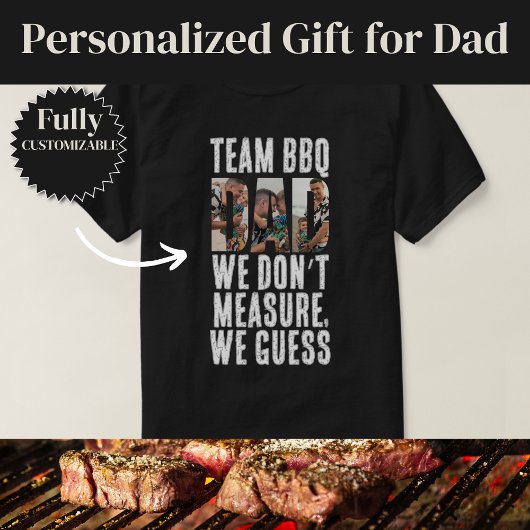 Team BBQ Papa Humor T-Shirt
