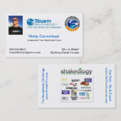 Team Beachbody Visitenkarte (Vorne/Hinten)