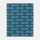 Team Bears Navy Blue Fleecedecke (Vorderseite)