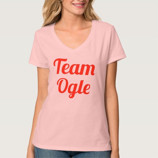 Team beäugeln T-Shirt (Vorderseite)