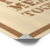 Team bedeutet zusammen poster (Ecke)