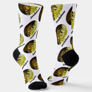 Team Beekeeper Bee On Yellow Blume Socken