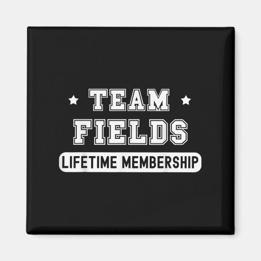 Team bekämpft Lebenszeit-Mitgliedschaft Funny-Fami Magnet (Vorne)