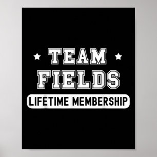 Team bekämpft Lebenszeit-Mitgliedschaft Funny-Fami Poster