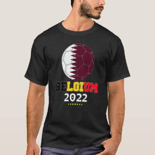 Team Belgien 2022 Fußball Fans Unterstützer T-Shirt