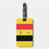 Team Belgium Archery Gepäckanhänger (Rückseite vertikal)