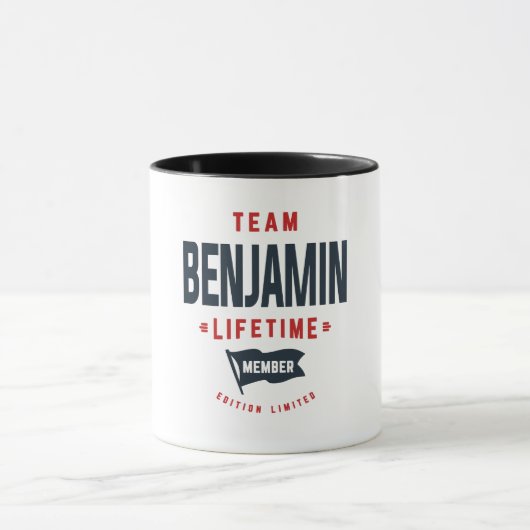 Team Benjamin Lifetime Mitglied Benjamin Tasse (Zentrum)
