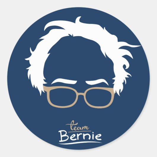 Team Bernie - Bernie Sanders für den Präsidenten 2 Runder Aufkleber (Vorderseite)