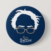 Team Bernie - Bernie-Sandpapierschleifmaschinen Button (Vorderseite)