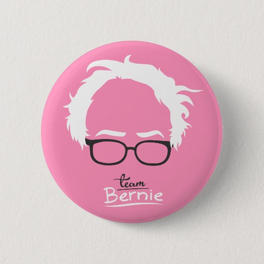 Team-Bernie-Rosa - Button (Vorderseite)