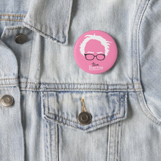 Team-Bernie-Rosa - Button (Beispiel)