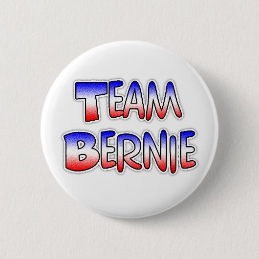 Team Bernie Sanders Patriotic Political Button (Vorderseite)