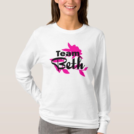 Team Beth Hoodie-T - Shirt (Vorderseite)