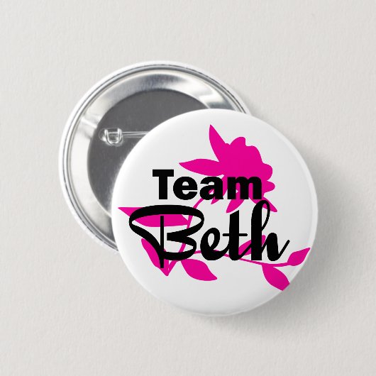 Team Beth Knopf Button (Vorne & Hinten)