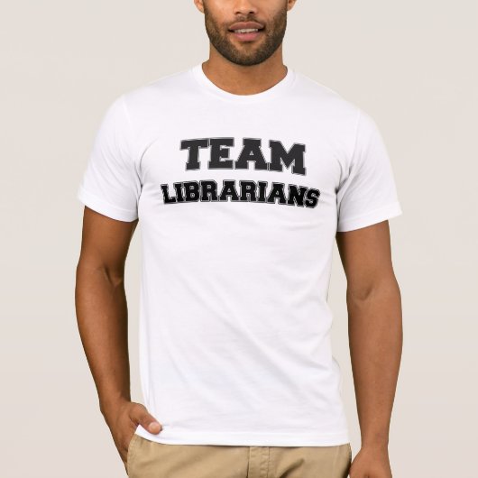 Team-Bibliothekare T-Shirt (Vorderseite)