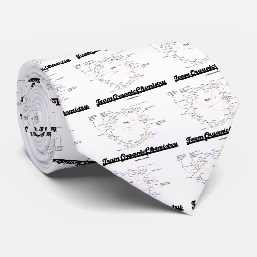 Team Bio Chemie (Krebs Cycle - TCAC) Krawatte (Gerollt)