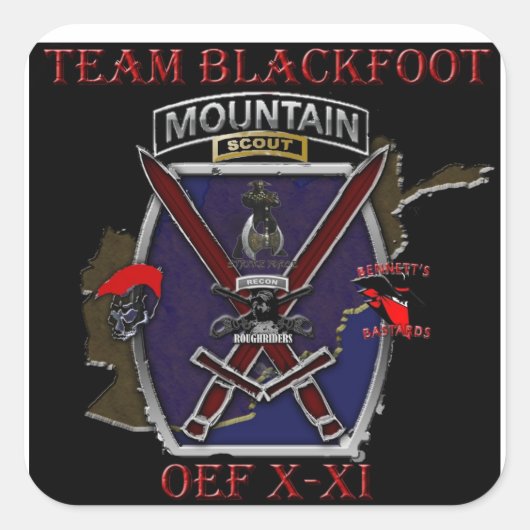 Team Blackfoot Sticker (Vorderseite)