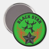 Team Blackstar Skydiving Magnet (Vorderseite/Rückseite)