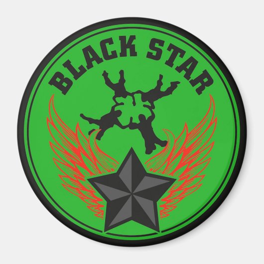 Team Blackstar Skydiving Magnet (Vorne)