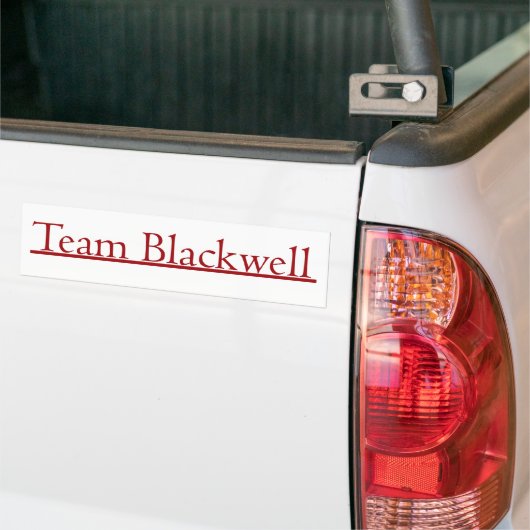 Team Blackwell Autoaufkleber (Auf Lkw)