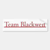 Team Blackwell Autoaufkleber (Vorne)