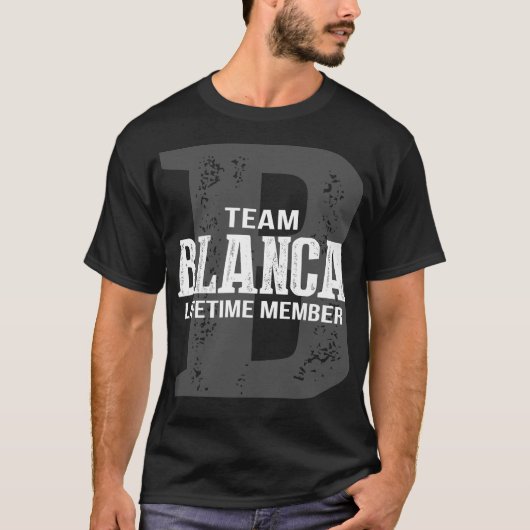 Team BLANCA Lifetime Member T-Shirt (Vorderseite)