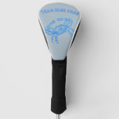 Team Blaue Krabbe Golf Headcover (Vorderseite)