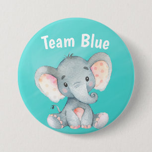 Team Blue Baby Elephant Baby Shooting Game Button