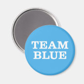 Team Blue Magnet (Vorderseite/Rückseite)