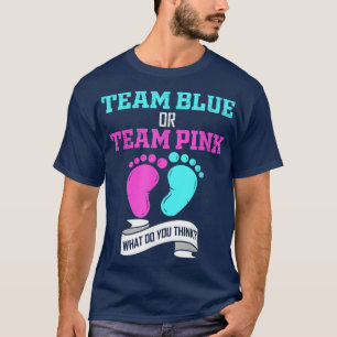 Team Blue oder Team Pink Gender Reveal T-Shirt