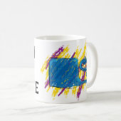 Team Blue Square Kaffeetasse (VorderseiteRechts)