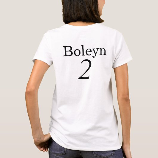 Team Boleyn T-Shirt (Rückseite)