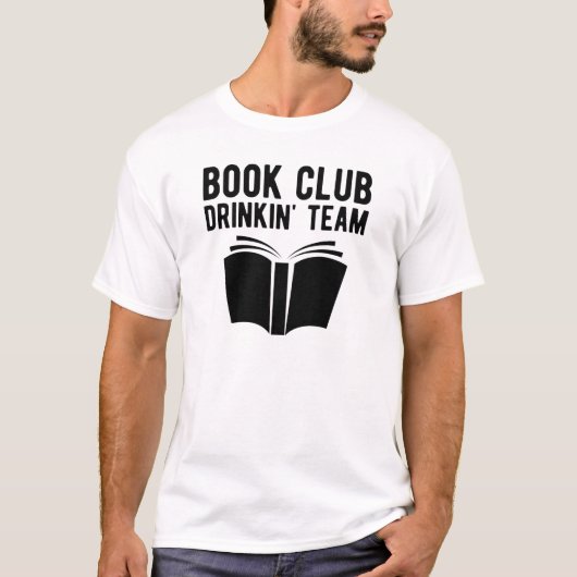 Team "Book Club Drinks" T-Shirt (Vorderseite)