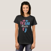 Team Both for a Gender Reveal Parents T-Shirt (Vorne ganz)